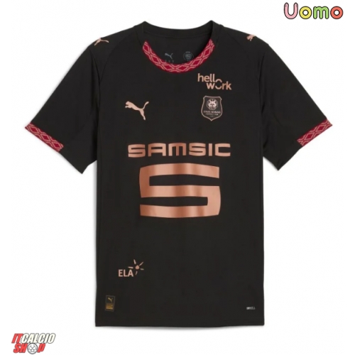 Stade Rennais Quentin Merlin #26 Terza Maglia 2025-26 Manica Corta